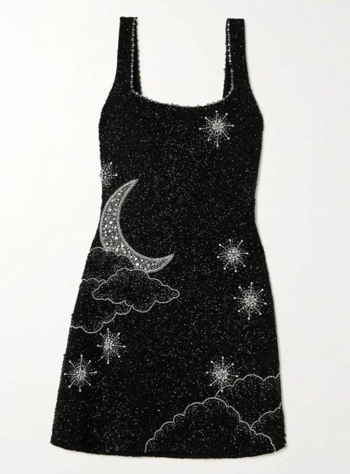 Penelope | Classic Sequin Star Mini Christmas Dress