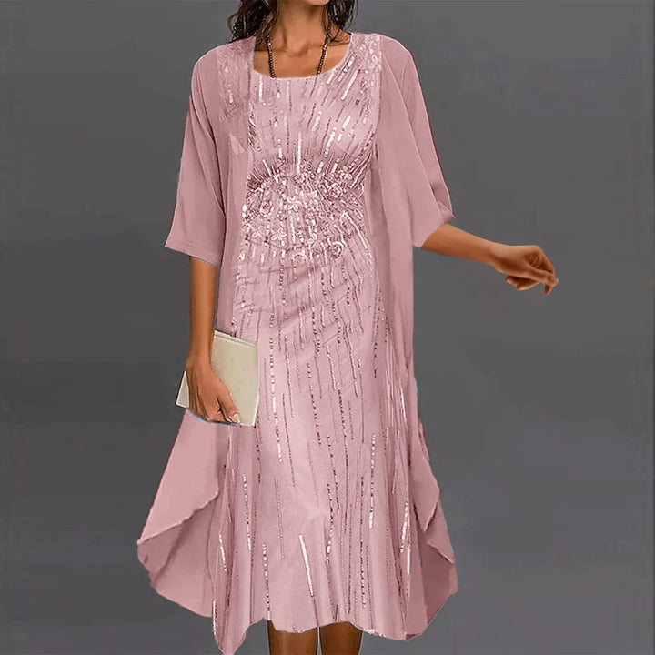 Piper | Sequin Midi Wedding Guest Party Dress