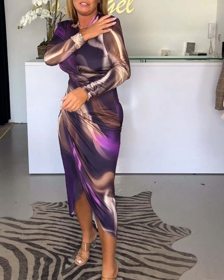 Pippa | Classic Wrap Front Midi Cocktail Dress