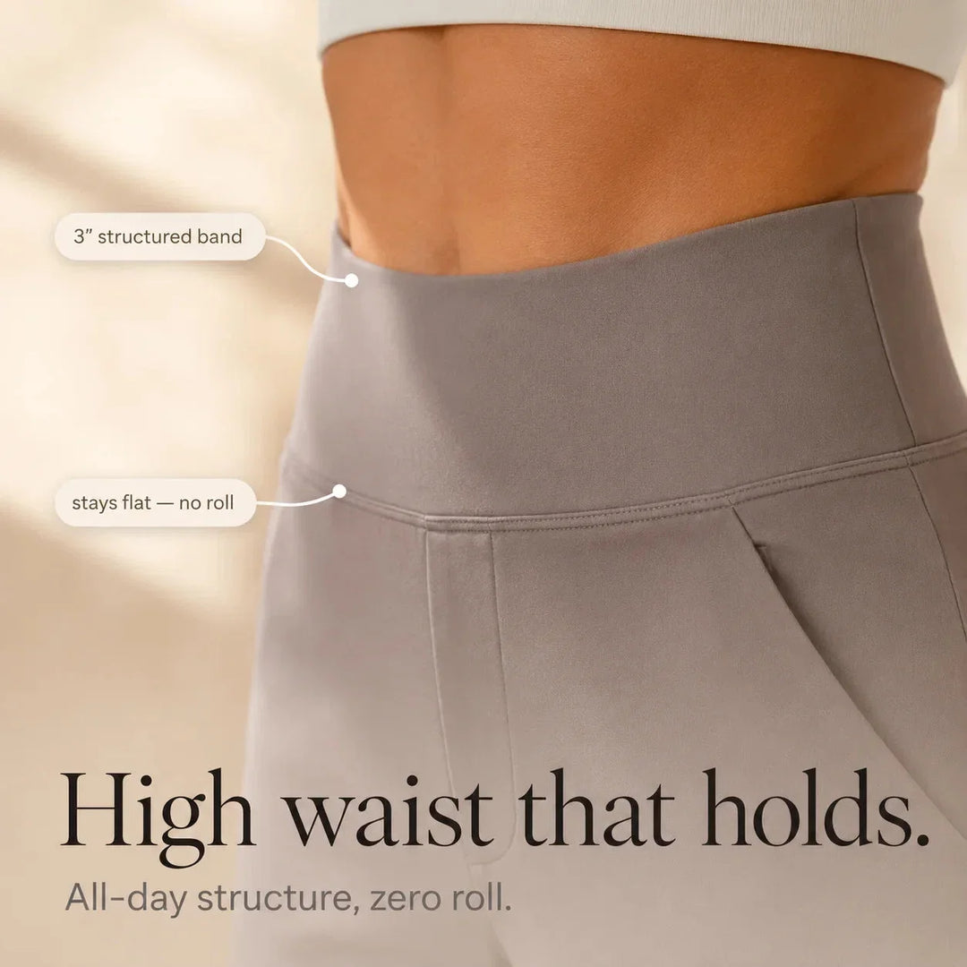 Poppy | Classic High Waist Stretch Shorts with Pockets