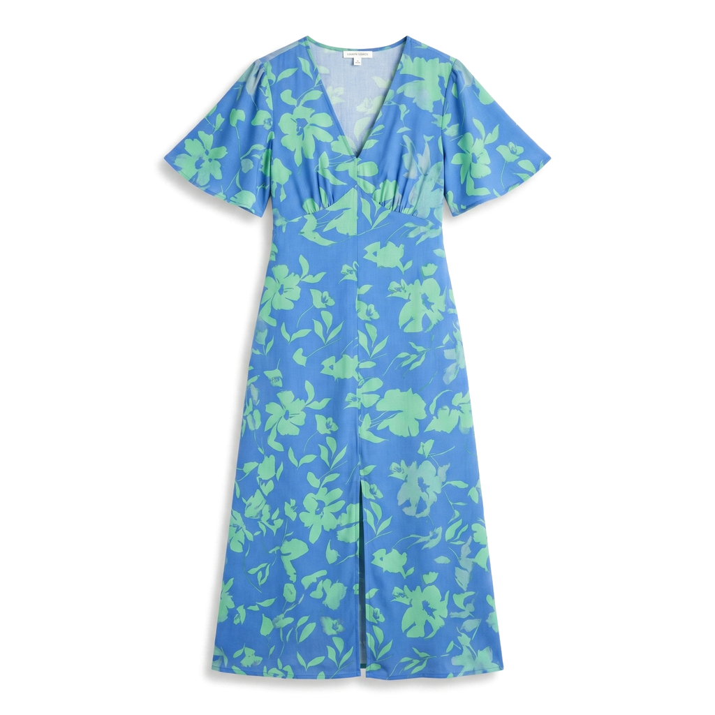 Poppy | Floral Short Sleeve Midi Summer Dresses
