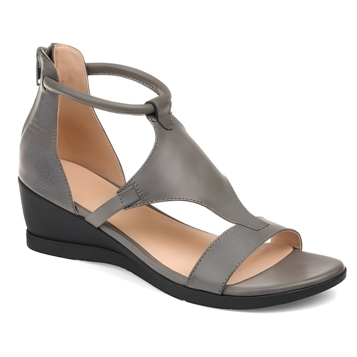 Remi | Cosy Wedge Comfort Sandals with Ankle Strap