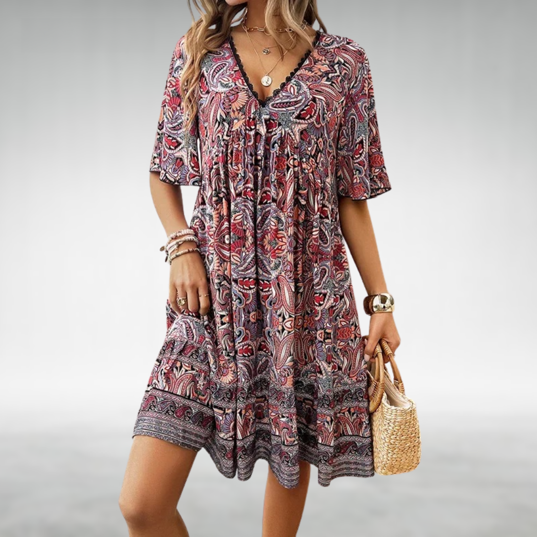 Riley | Effortless Boho Swing Beach Dress