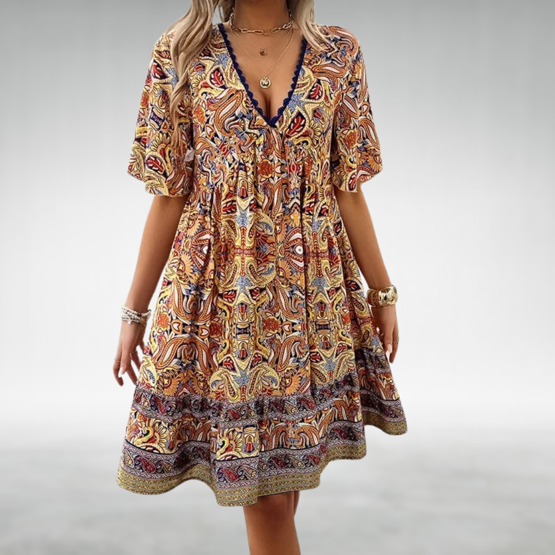 Riley | Effortless Boho Swing Beach Dress