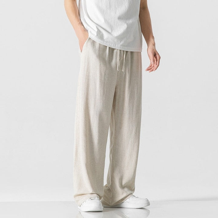 Rory | Cosy Wide Leg Drawstring Linen Pants