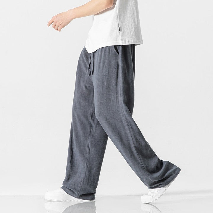 Rory | Cosy Wide Leg Drawstring Linen Pants