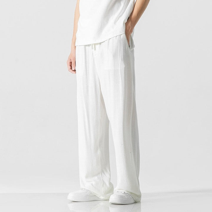 Rory | Cosy Wide Leg Drawstring Linen Pants