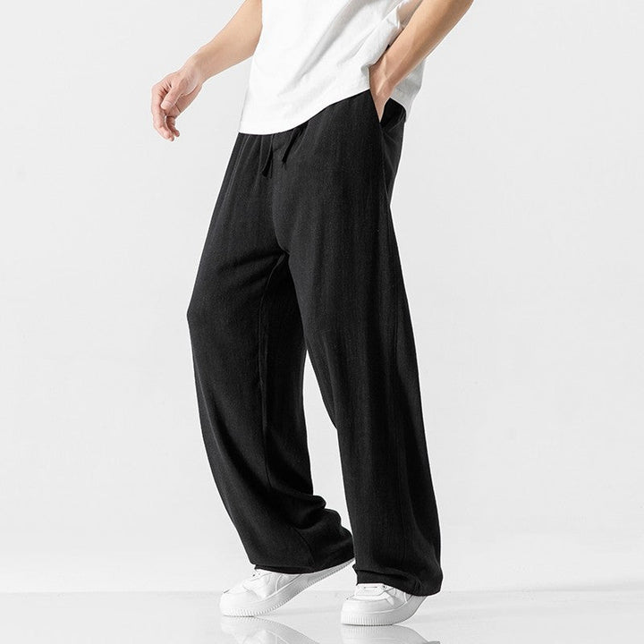 Rory | Cosy Wide Leg Drawstring Linen Pants