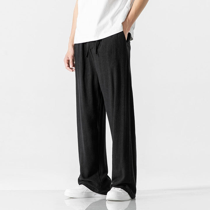 Rory | Cosy Wide Leg Drawstring Linen Pants