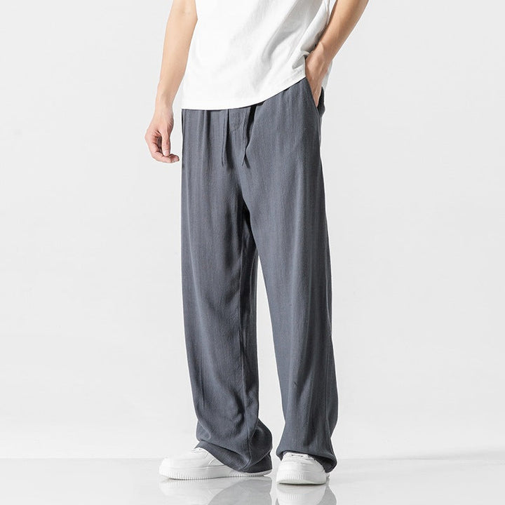Rory | Cosy Wide Leg Drawstring Linen Pants