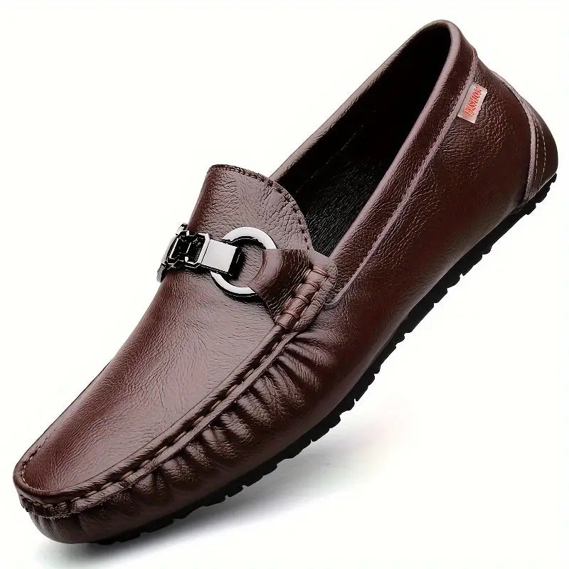 Rory | Effortless Orthopedic Shoes Slip-On Loafers with Buckle Detail