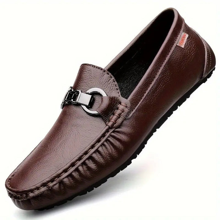 Rory | Effortless Orthopedic Shoes Slip-On Loafers with Buckle Detail