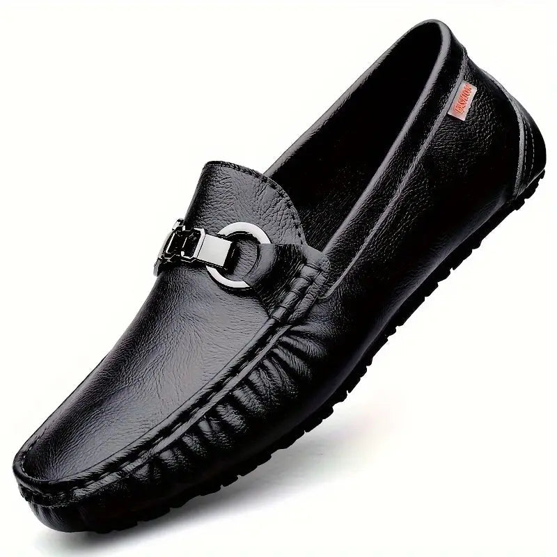 Rory | Effortless Orthopedic Shoes Slip-On Loafers with Buckle Detail