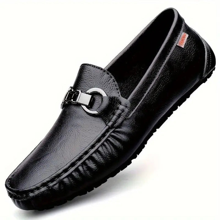 Rory | Effortless Orthopedic Shoes Slip-On Loafers with Buckle Detail