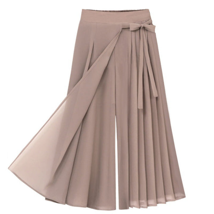 Rose | Sophisticated Pleated Wrap-Tie Midi Skirt