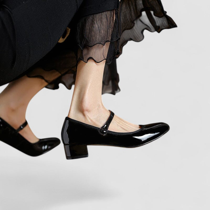Rosie | Timeless Block Heel Mary Jane Shoes