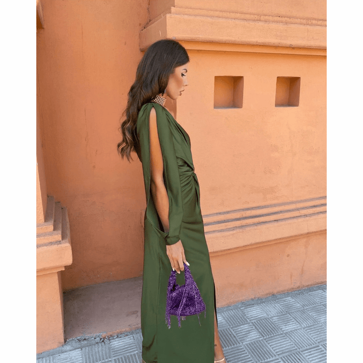 Rosie | Timeless One Shoulder Draped Cocktail Dress