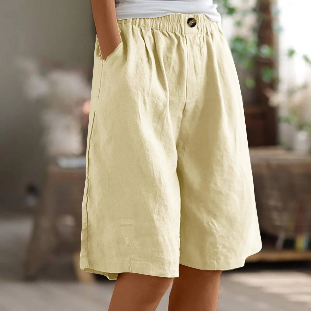 Ruby | Chic High Waist Wide Leg Casual Shorts