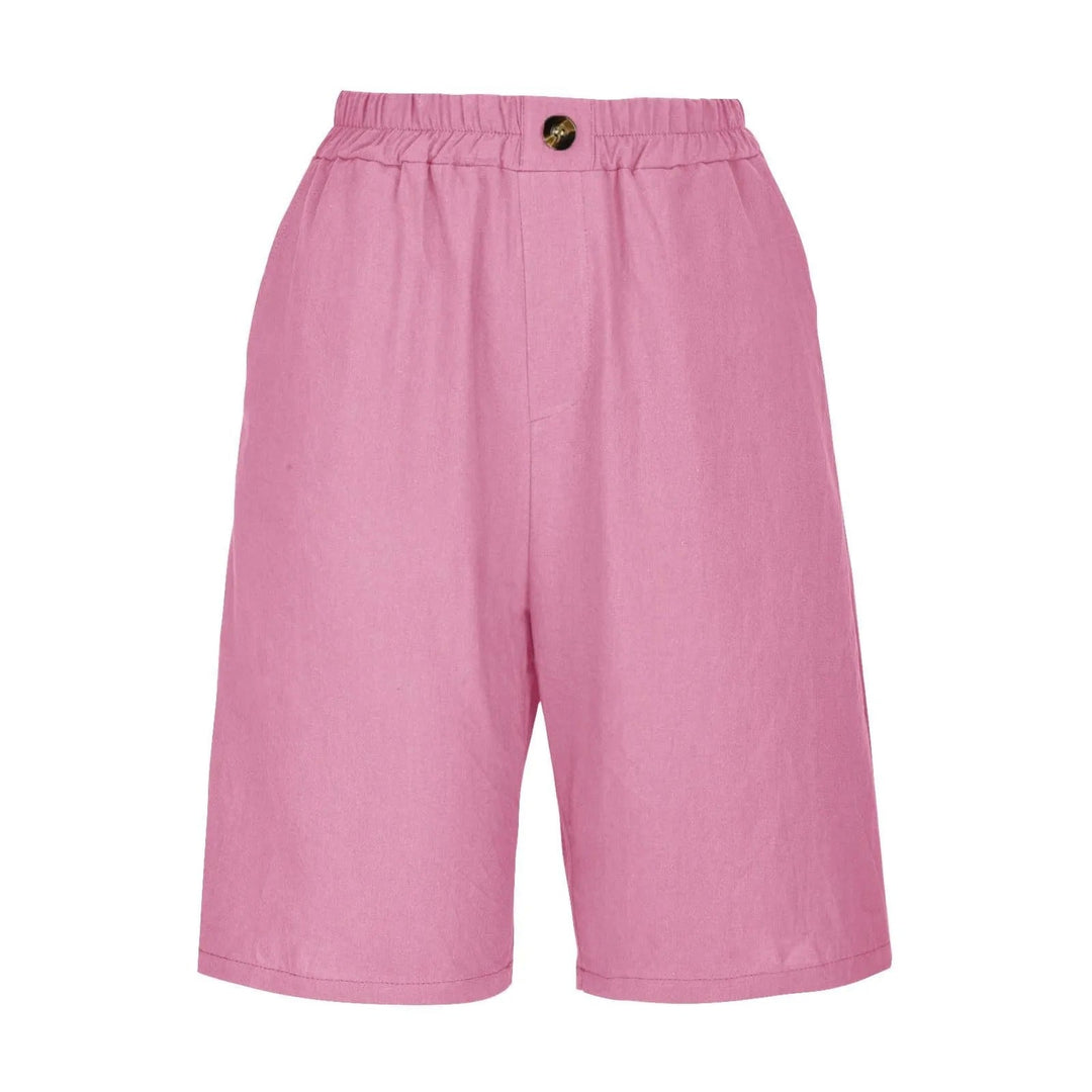 Ruby | Chic High Waist Wide Leg Casual Shorts