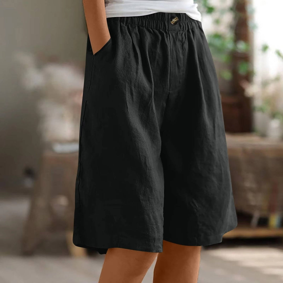 Ruby | Chic High Waist Wide Leg Casual Shorts