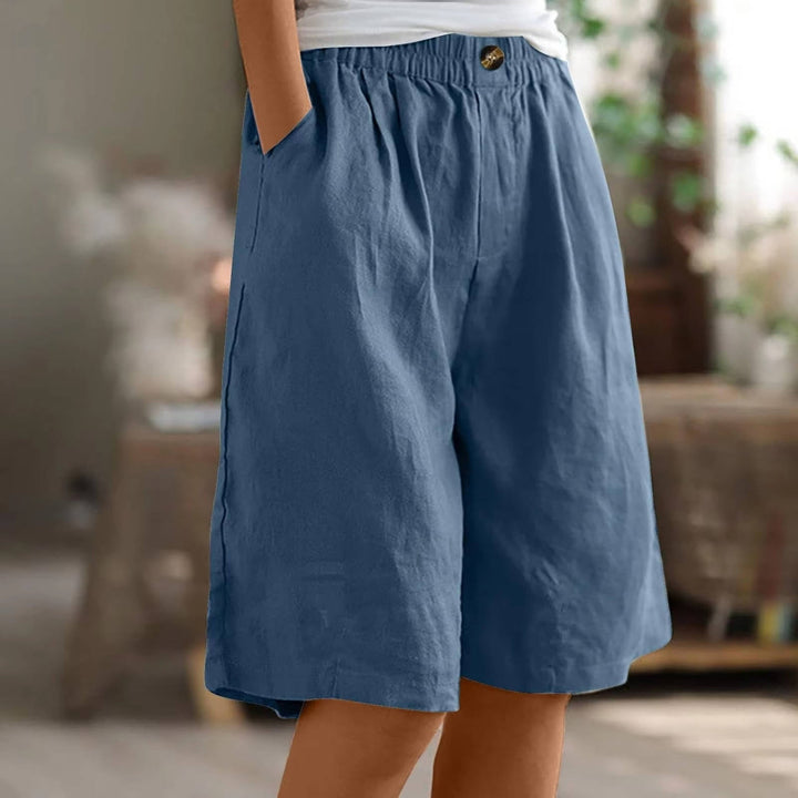 Ruby | Chic High Waist Wide Leg Casual Shorts