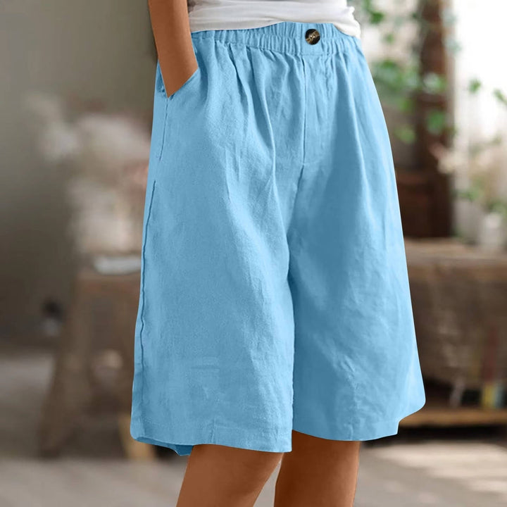 Ruby | Chic High Waist Wide Leg Casual Shorts