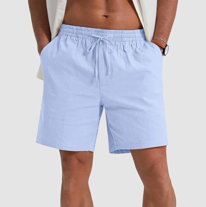 Ryan | Casual Drawstring Linen Shorts with Pockets
