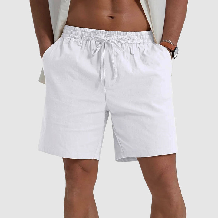 Ryan | Casual Drawstring Linen Shorts with Pockets