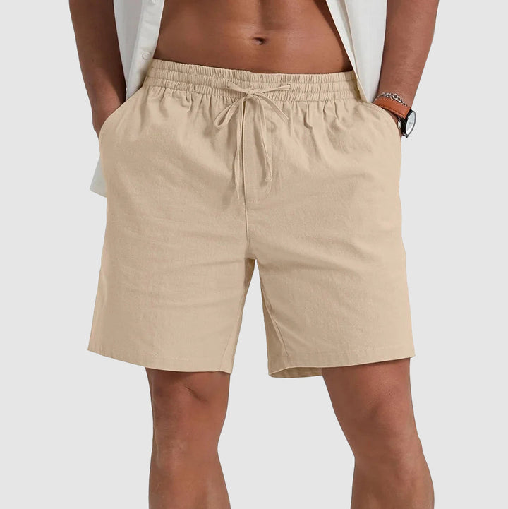 Ryan | Casual Drawstring Linen Shorts with Pockets