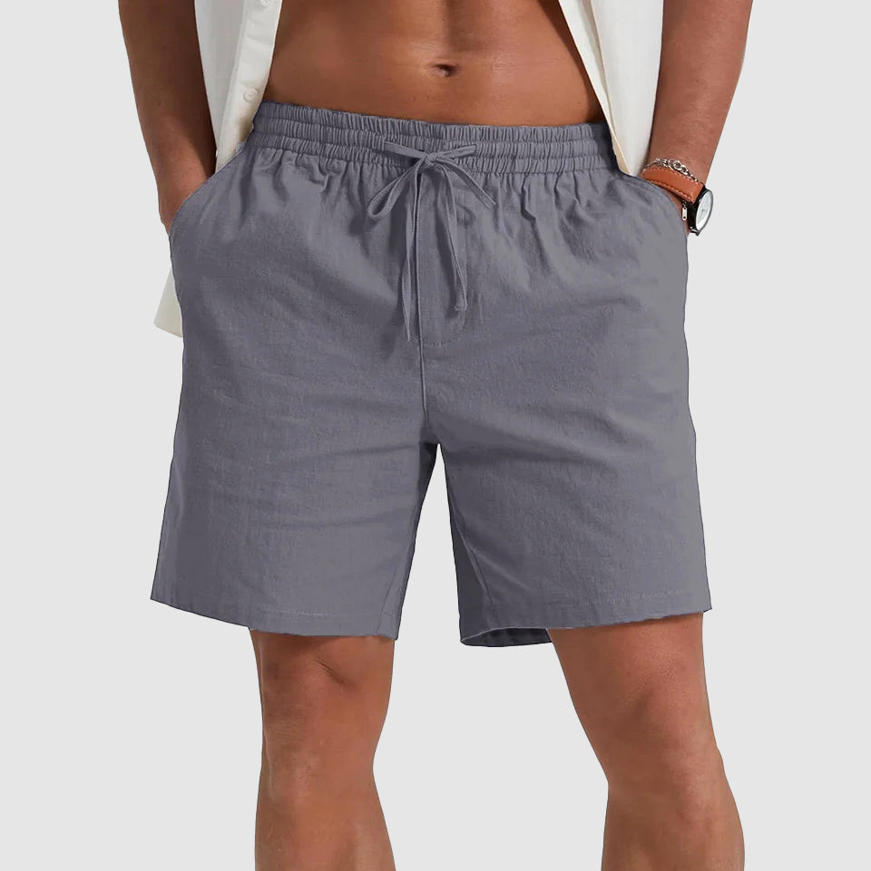 Ryan | Casual Drawstring Linen Shorts with Pockets