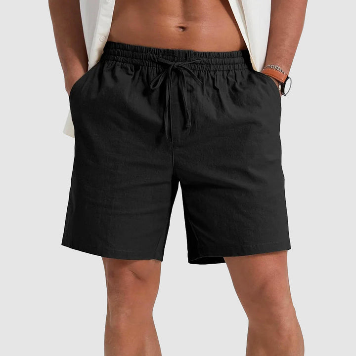 Ryan | Casual Drawstring Linen Shorts with Pockets