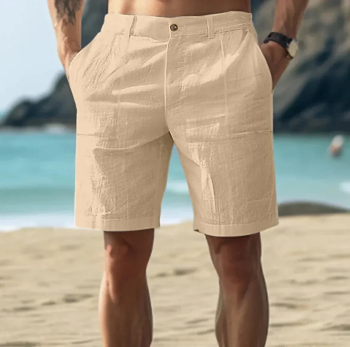 Ryan | Relaxed Summer Linen Shorts with Drawstring Waist