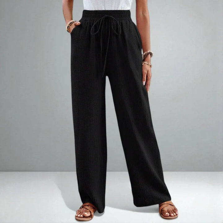 Sadie | Polished Wide Leg Linen Pants