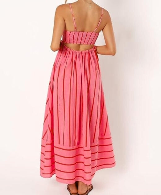 Scarlett | Sophisticated Striped Maxi Summer Dresses