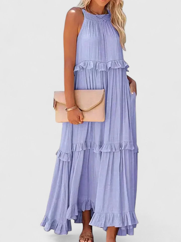 Sofia | Classic Ruffle Tiered Summer Maxi Dress