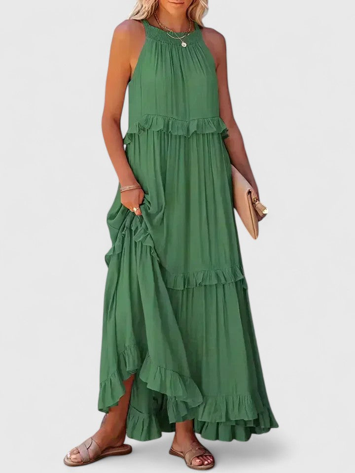 Sofia | Classic Ruffle Tiered Summer Maxi Dress