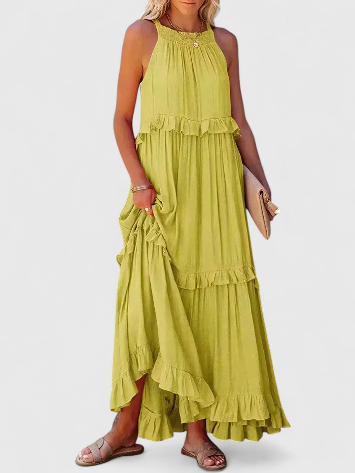 Sofia | Classic Ruffle Tiered Summer Maxi Dress