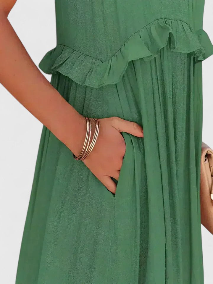 Sofia | Classic Ruffle Tiered Summer Maxi Dress