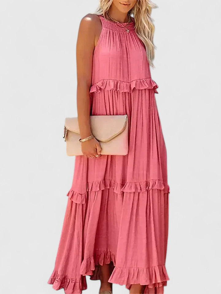 Sofia | Classic Ruffle Tiered Summer Maxi Dress