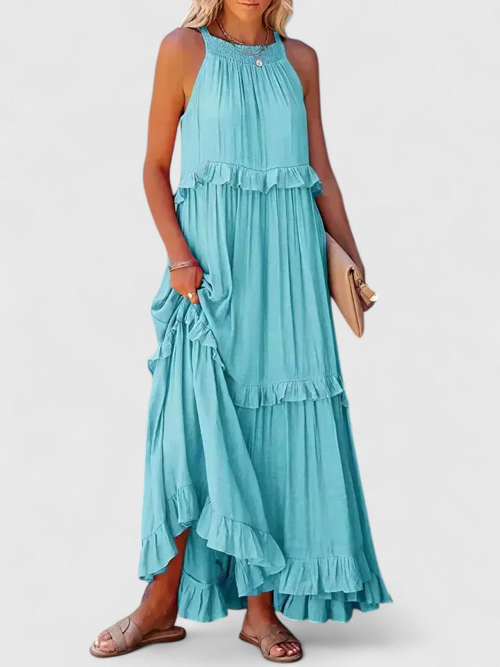 Sofia | Classic Ruffle Tiered Summer Maxi Dress