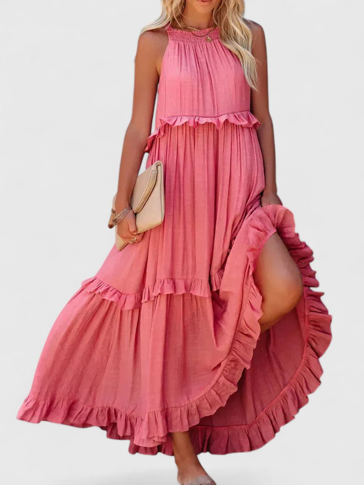 Sofia | Classic Ruffle Tiered Summer Maxi Dress