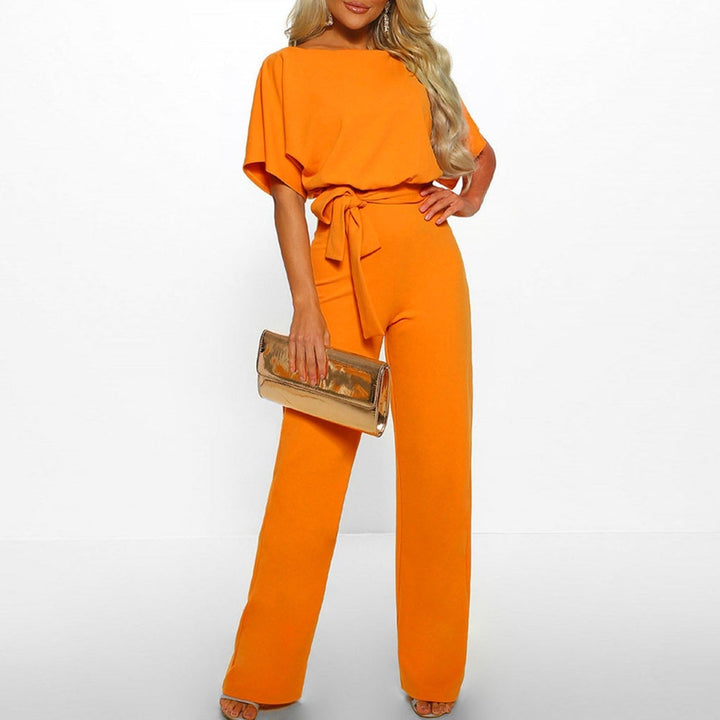 Sofia | Sophisticated Belted Wide-Leg Jumpsuit