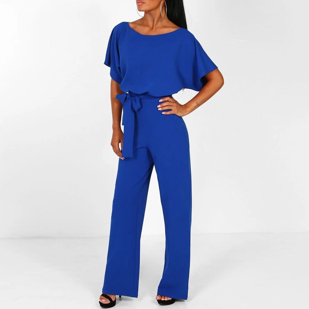 Sofia | Sophisticated Belted Wide-Leg Jumpsuit