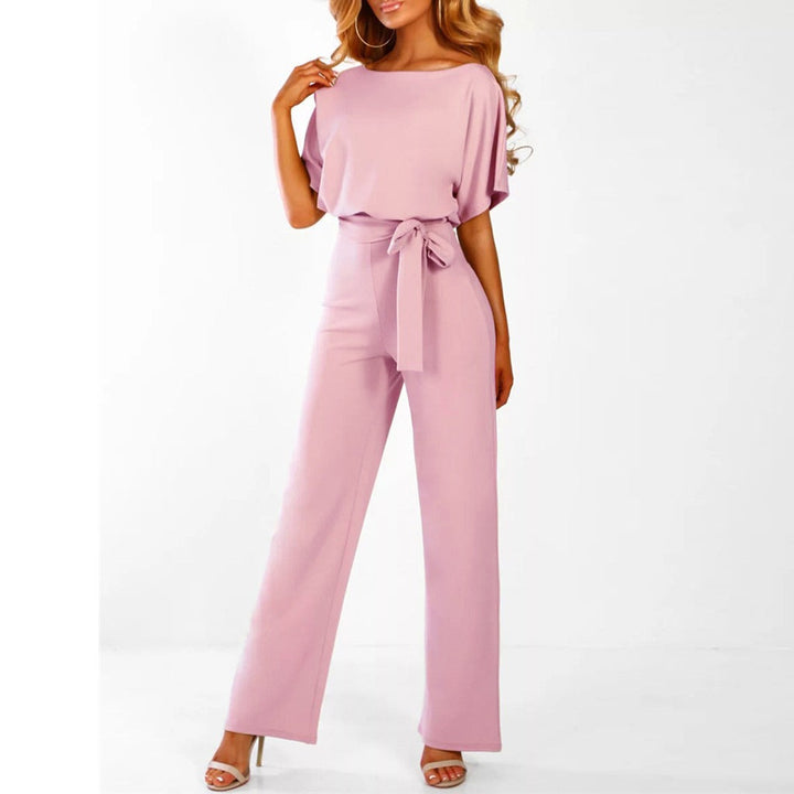 Sofia | Sophisticated Belted Wide-Leg Jumpsuit