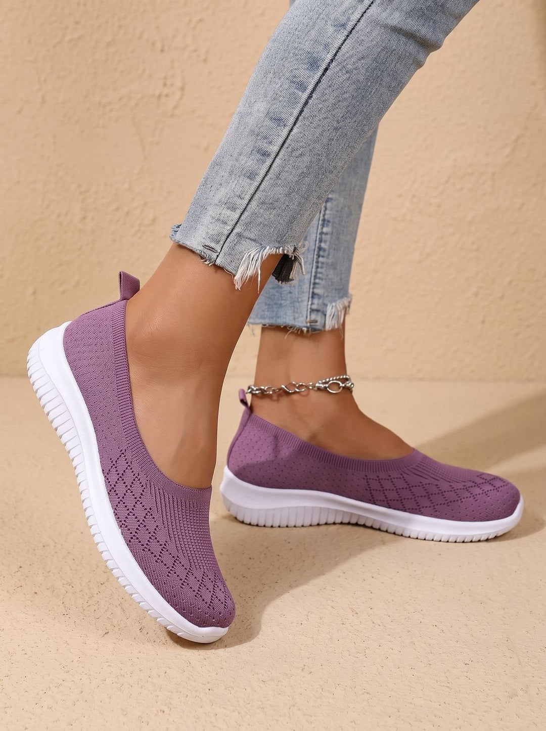 Sophie | Chic Orthopedic Knit Slip-On Sneakers