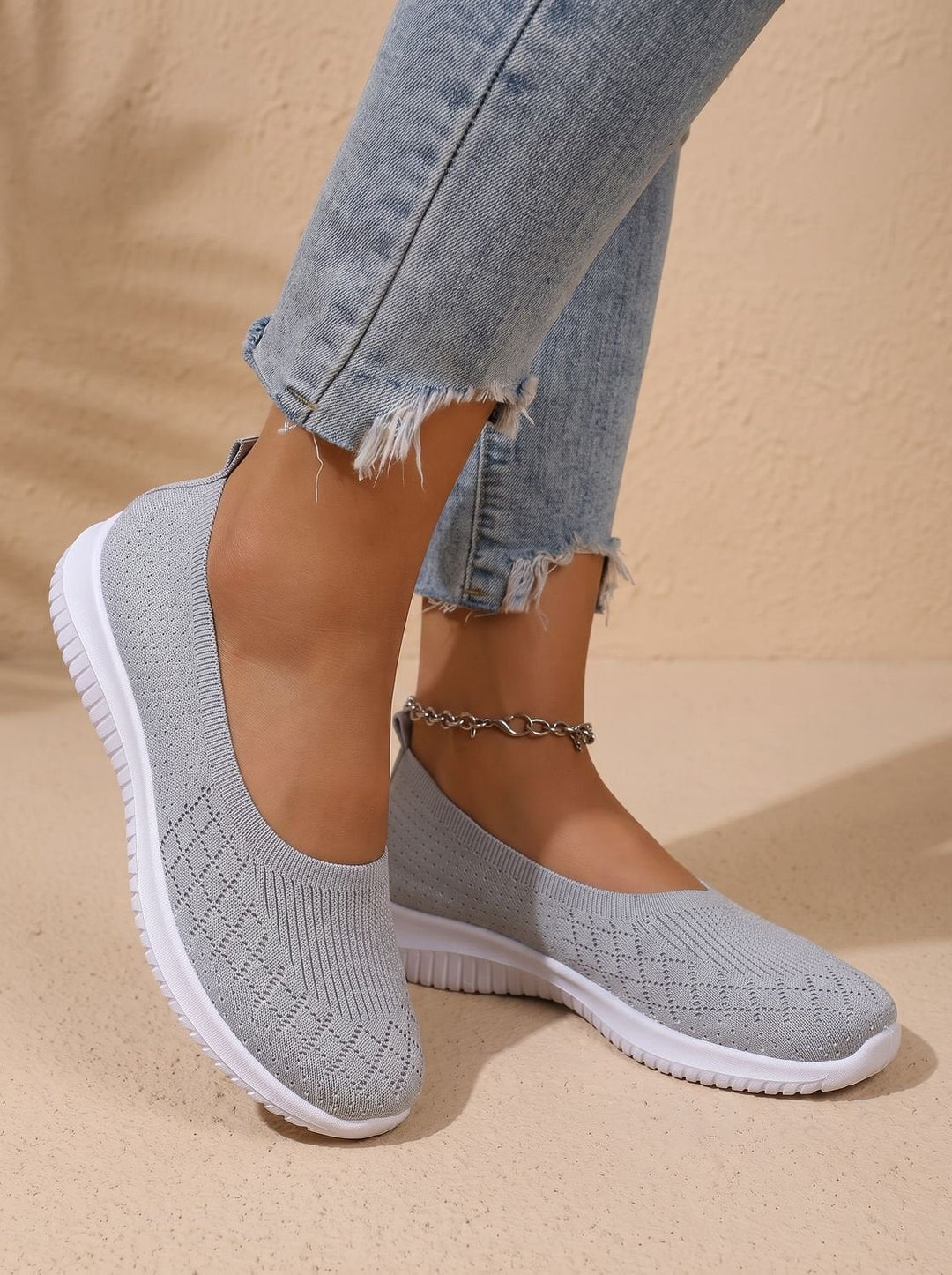Sophie | Chic Orthopedic Knit Slip-On Sneakers
