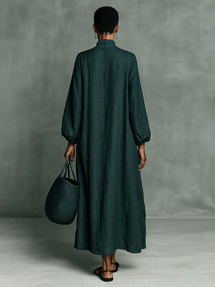Sophie | Stylish Embroidered Long Sleeve Maxi Boho Dress