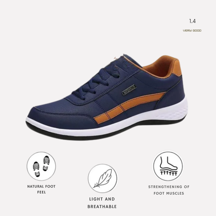 Spencer | Chic Lace-Up Orthopedic Walking Sneakers