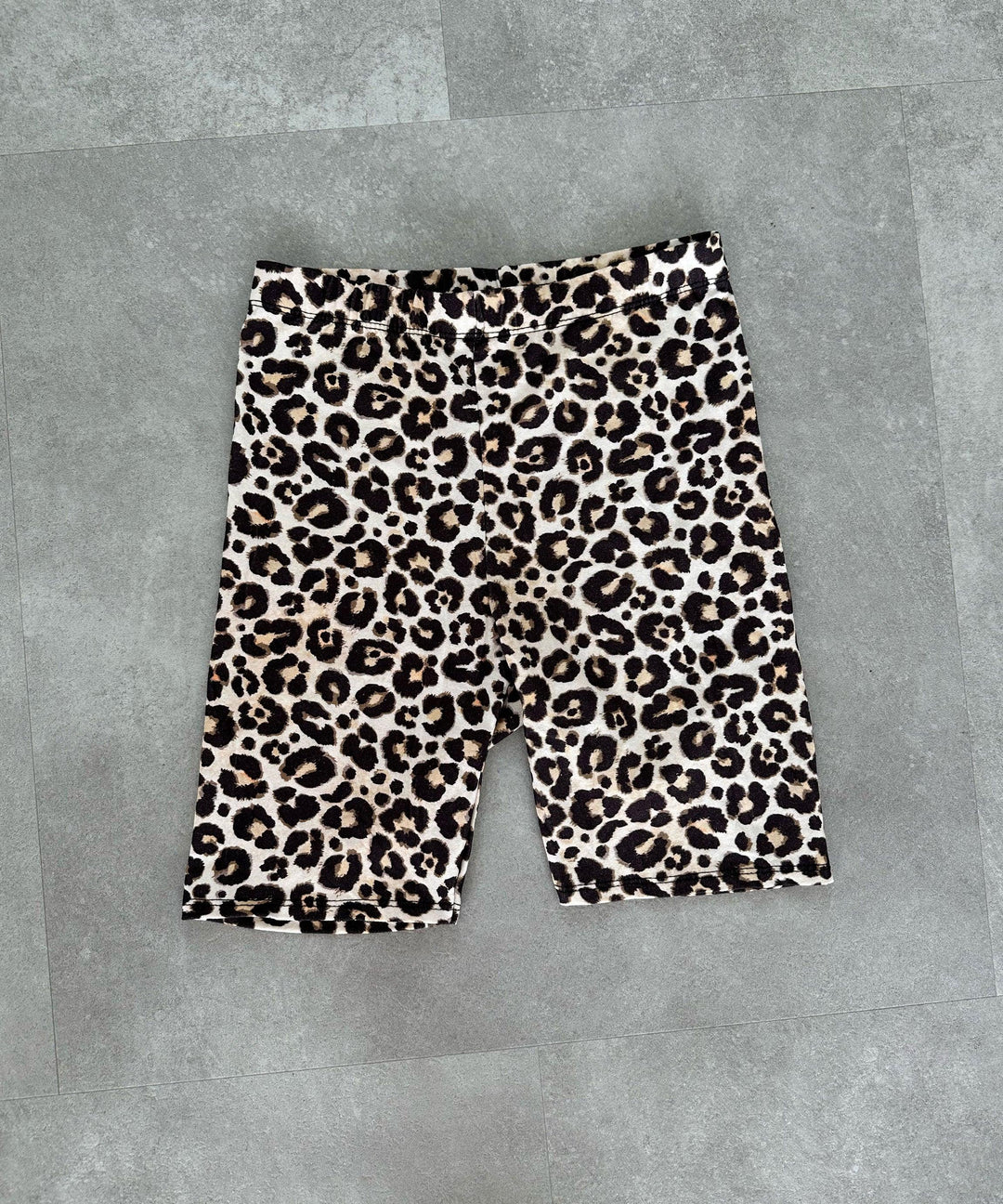 Stella | Graceful High Waist Leopard Print Bike Shorts