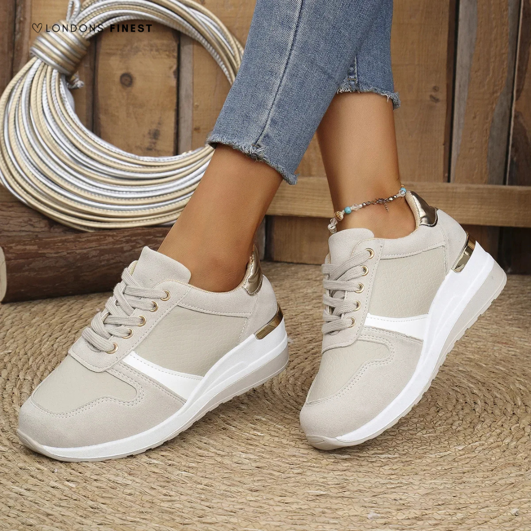 Summer | Polished Orthopedic Arch Support Wedge Sneakers